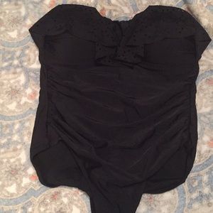 One piece merona swim suit size XL
